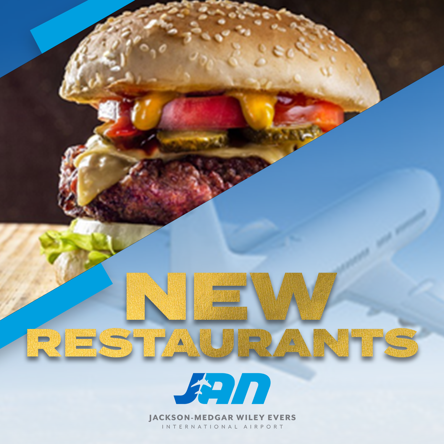 Jackson Municipal Airport Authority Announces the Opening of New Restaurants at Jackson-Medgar Wiley Evers International Airport