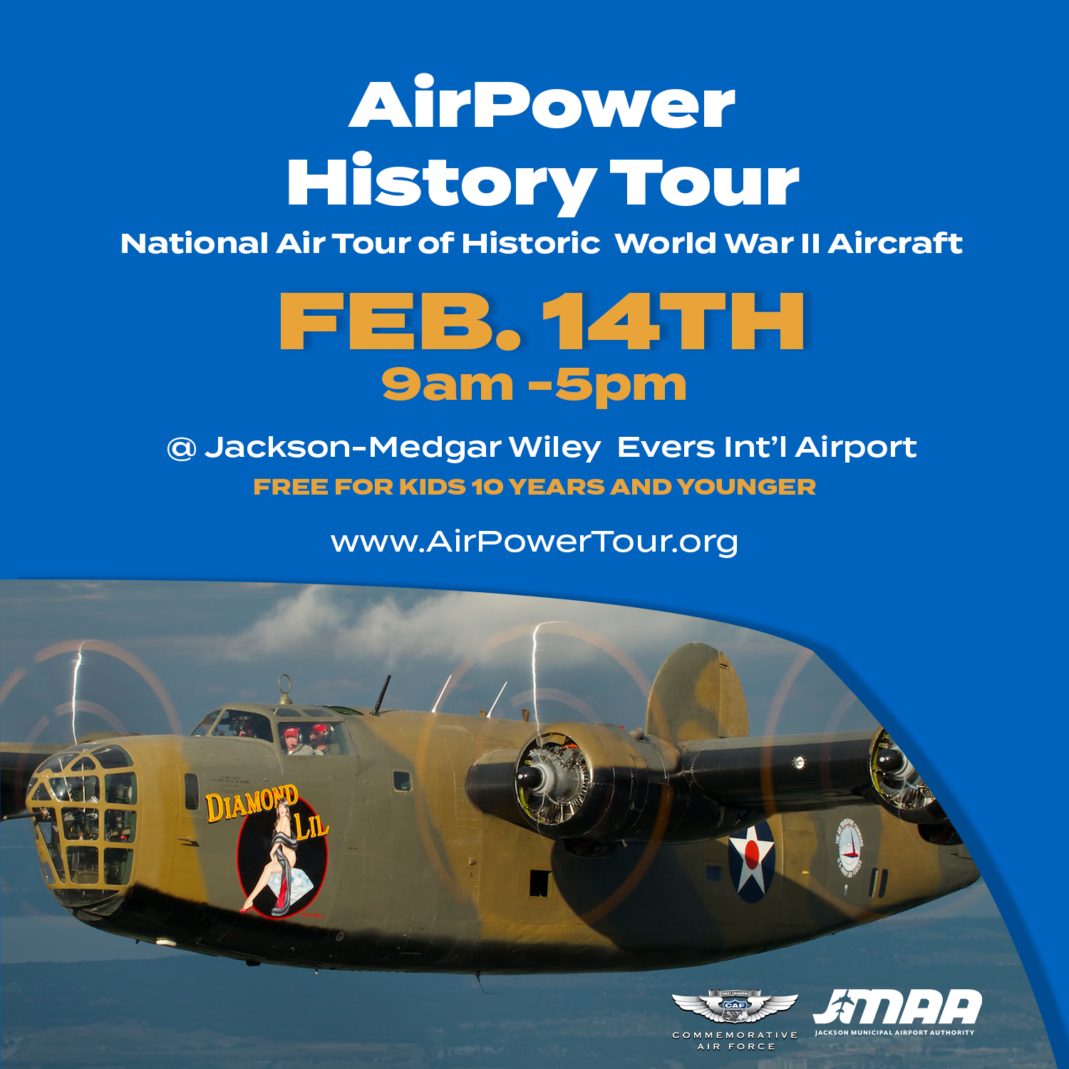 CAF AirPower History Tour Feat. WWII Aircraft Coming to JAN